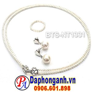 Bộ Trang Sức Ngọc Trai bạc 925 BTS-NT1331