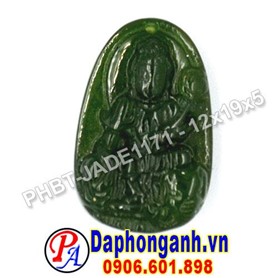 Mặt Dây Chuyền Phật Bản Mệnh Phổ Hiền Bồ Tát Ngọc Jade PHBT-JADE1171