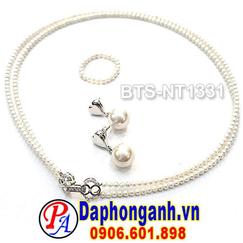 Bộ Trang Sức Ngọc Trai bạc 925 BTS-NT1331
