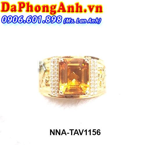 Nhẫn Nam Citrin Vàng 18k NNA-TAV1156